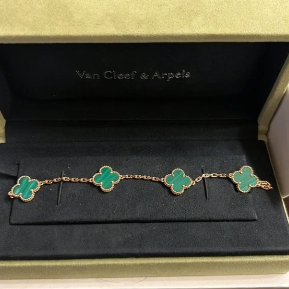 Brand new - Vintage Alhambra bracelet, 5 motifs